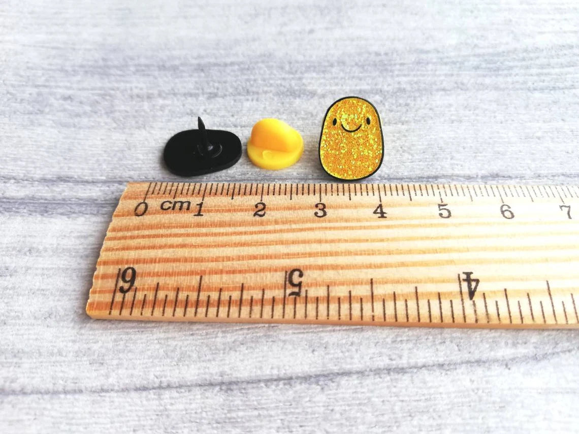 Glitter Sunbeam Enamel Pin