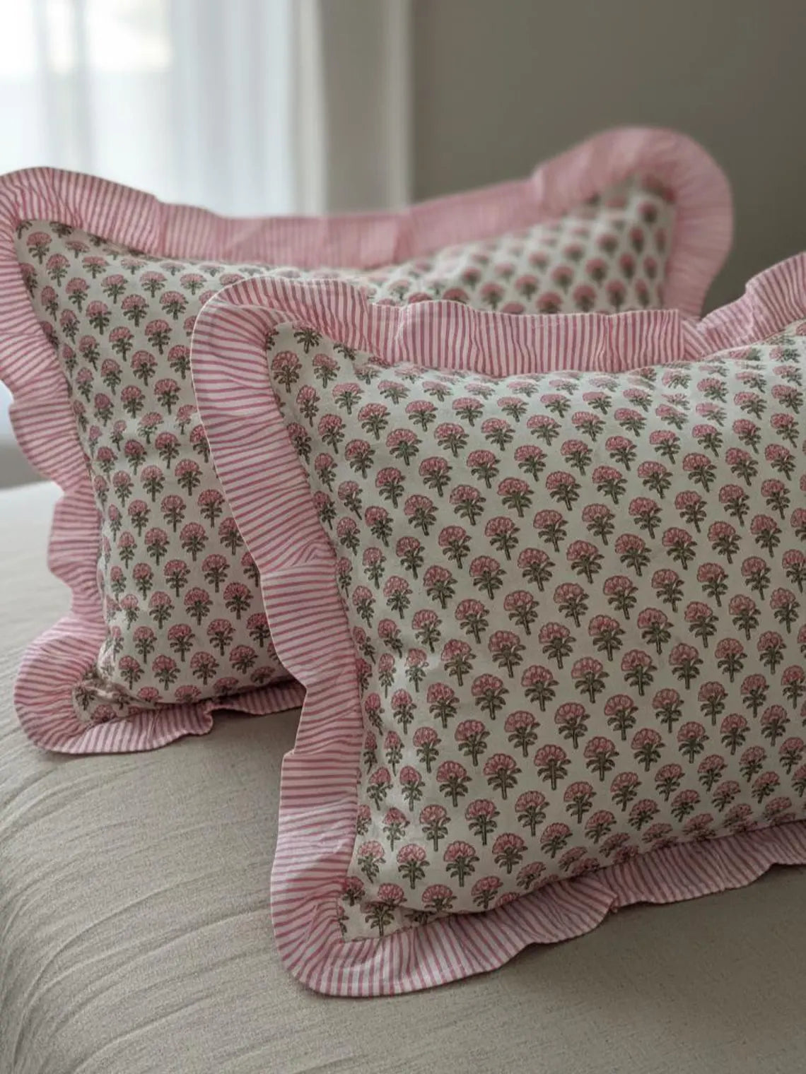 Handmade Block Print Cushion