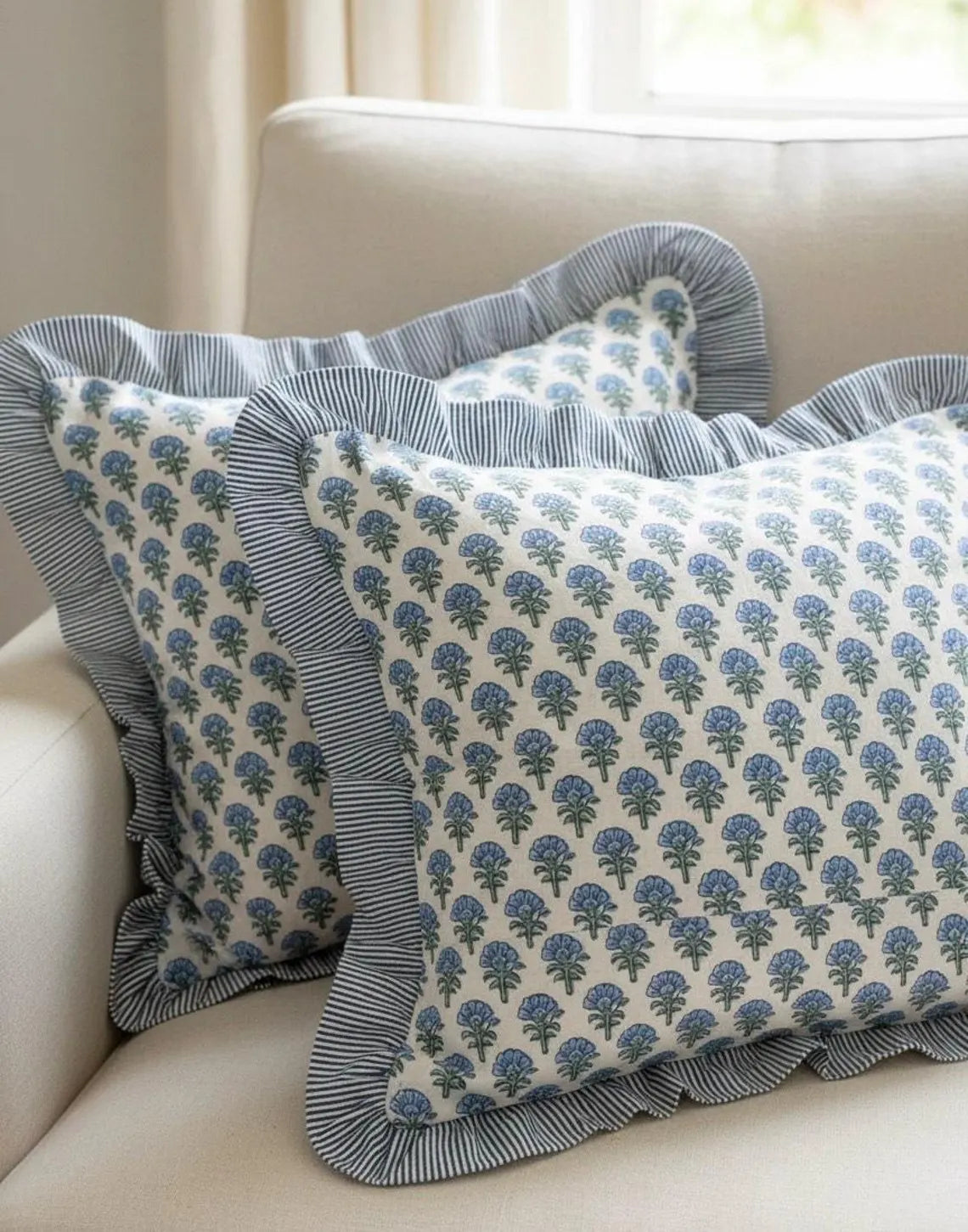 Handmade Block Print Cushion