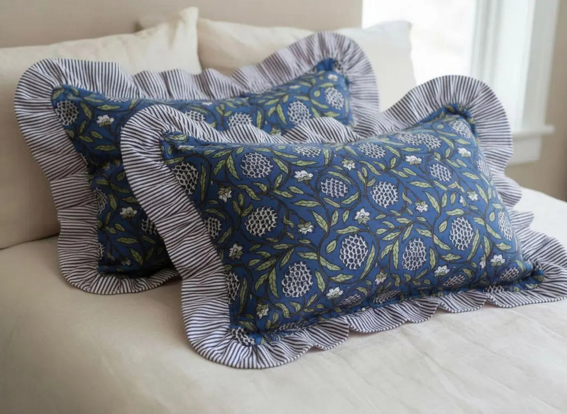Handmade Block Print Cushion