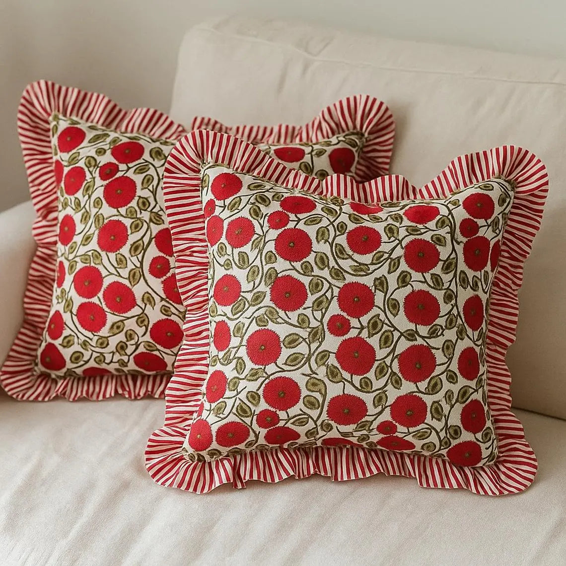 Handmade Block Print Cushion