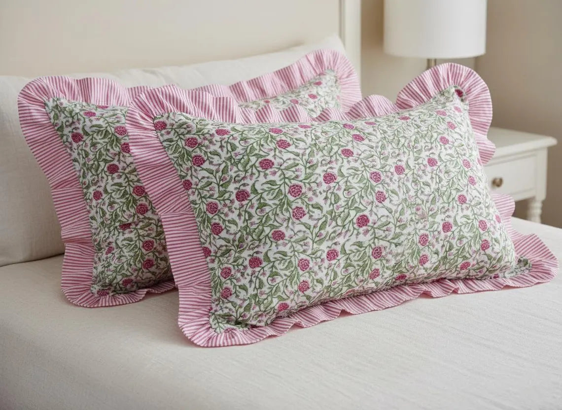 Handmade Block Print Cushion