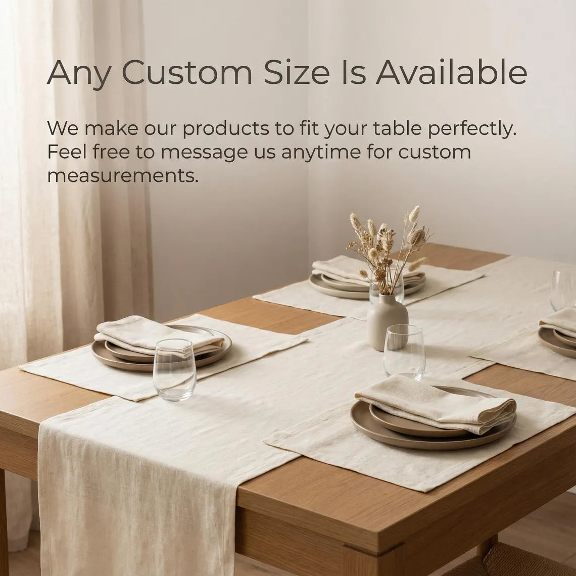 Green Striped Ruffled Placemats