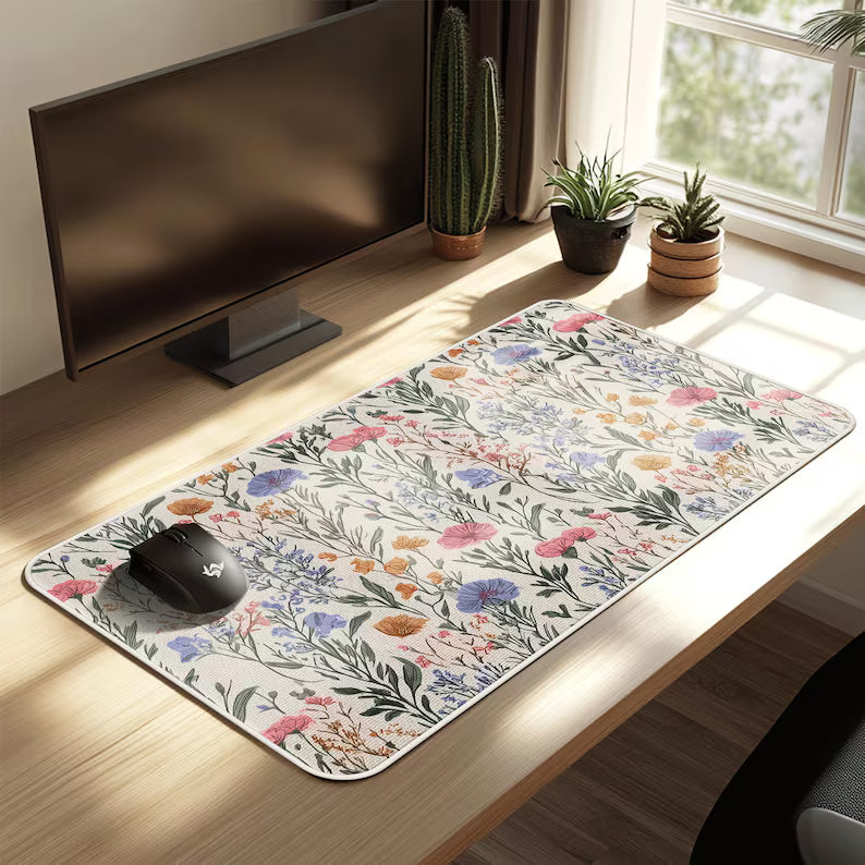 Oversized Floral Workspace Pad
