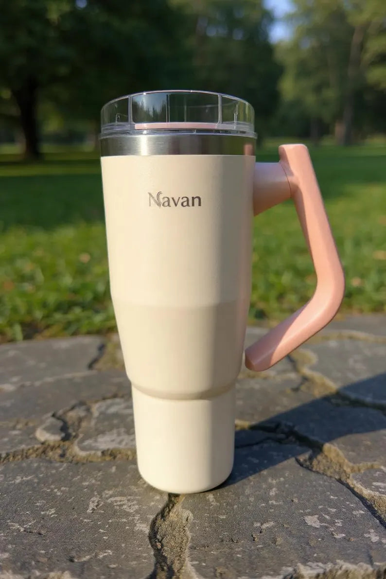 Premium Handle Travel Tumbler